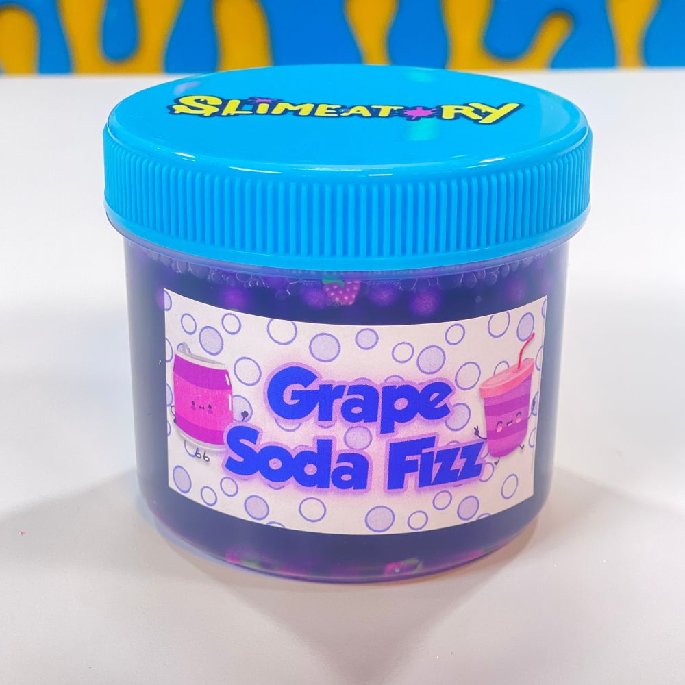 Grape soda fizz 8oz floam slime