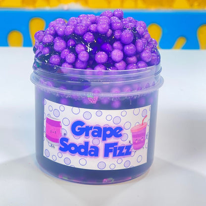 Grape soda fizz 8oz floam slime